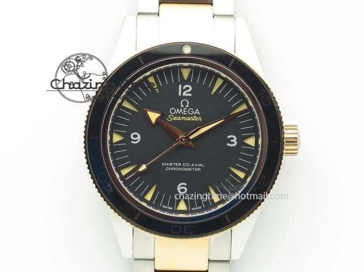 0308 Planet Ocean SS Bp Maker 45mm Black Bezel On SS Bracelet A OnTrend 8218